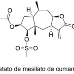 Estructura 2D de <b>Acetato de mesilato de cumanina</b>