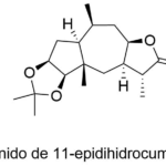 Estructura 2D de <b>Acetónido de 11-epidihidrocumanina</b>