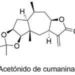 Estructura 2D de <b>Acetónido de cumanina</b>