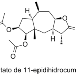 Estructura 2D de <b>Diacetato de 11-epidihidrocumanina</b>