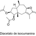Estructura 2D de <b>Diacetato de isocumanina</b>