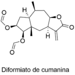Estructura 2D de <b>Diformiato de cumanina</b>