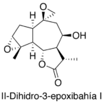 Estructura 2D de <b>11-Dihidro-3-epoxibahía-I</b>