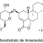 Estructura 2D de <b>Monohidrato de amarisólida</b>