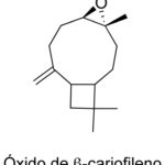 Estructura 2D de <b>Óxido de &beta;-cariofileno</b>