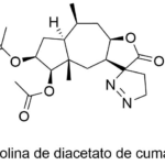 Estructura 2D de <b>Pirazolina de diacetato de cumanina</b>